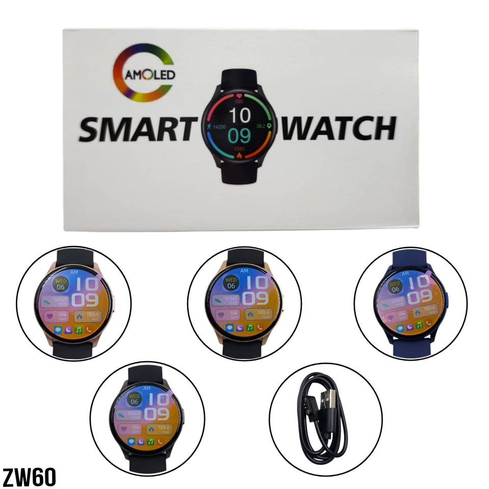 ZW60 Smartwatch AMOLED Always on Display